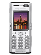 Best available price of Sony Ericsson K600 in Iceland